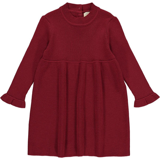 Burgundy Sonya Dress-Vignette