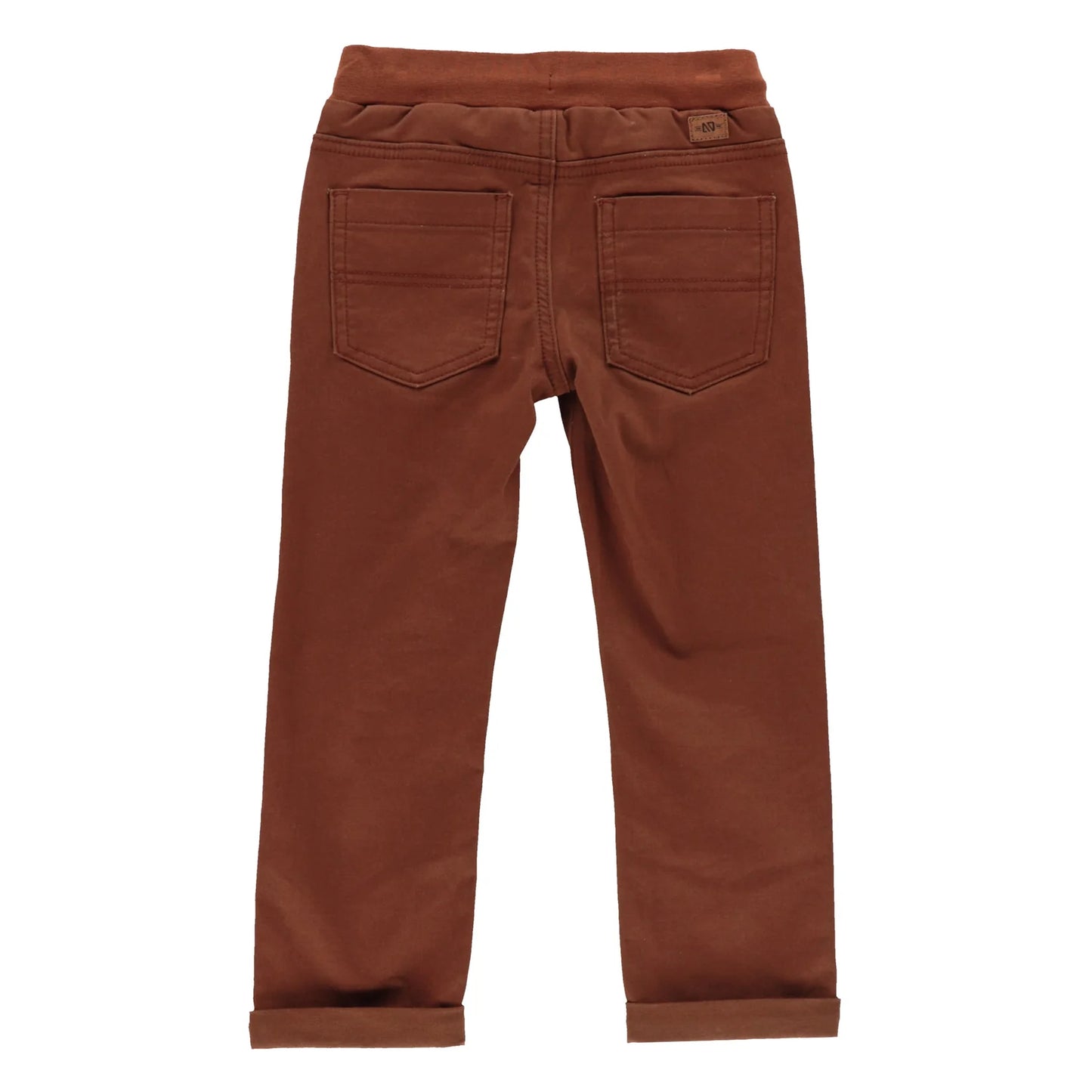 Boys Brown Twill Pants-Nano