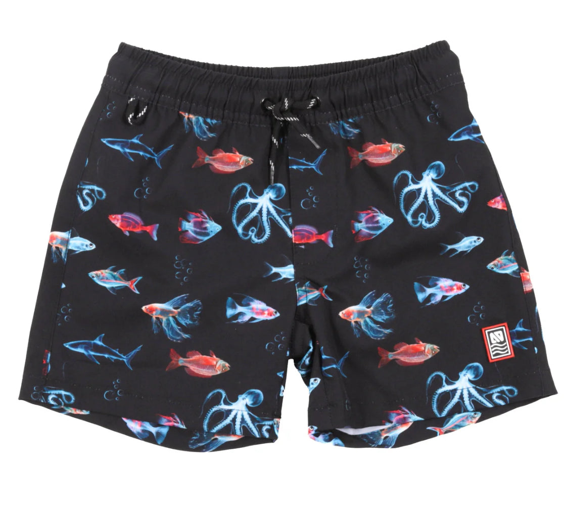 Black Board Shorts -Nano