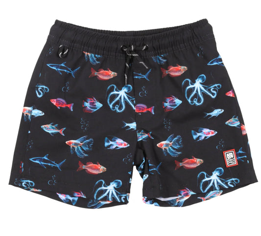 Black Board Shorts -Nano