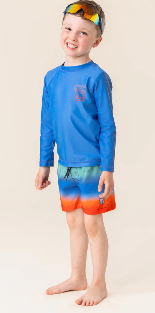 L/S Blue UV Swimshirt -Nano