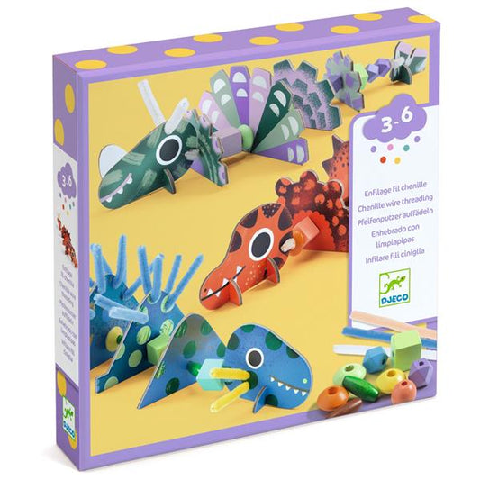 Terrible Dinos-Chenille Wire Threading