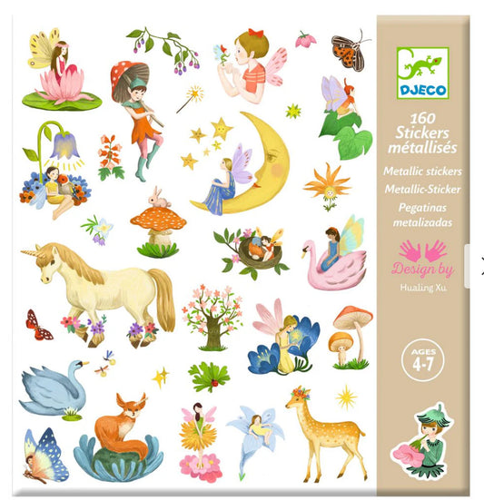 Metallic Fantasy Stickers - Fairies - Unicorn