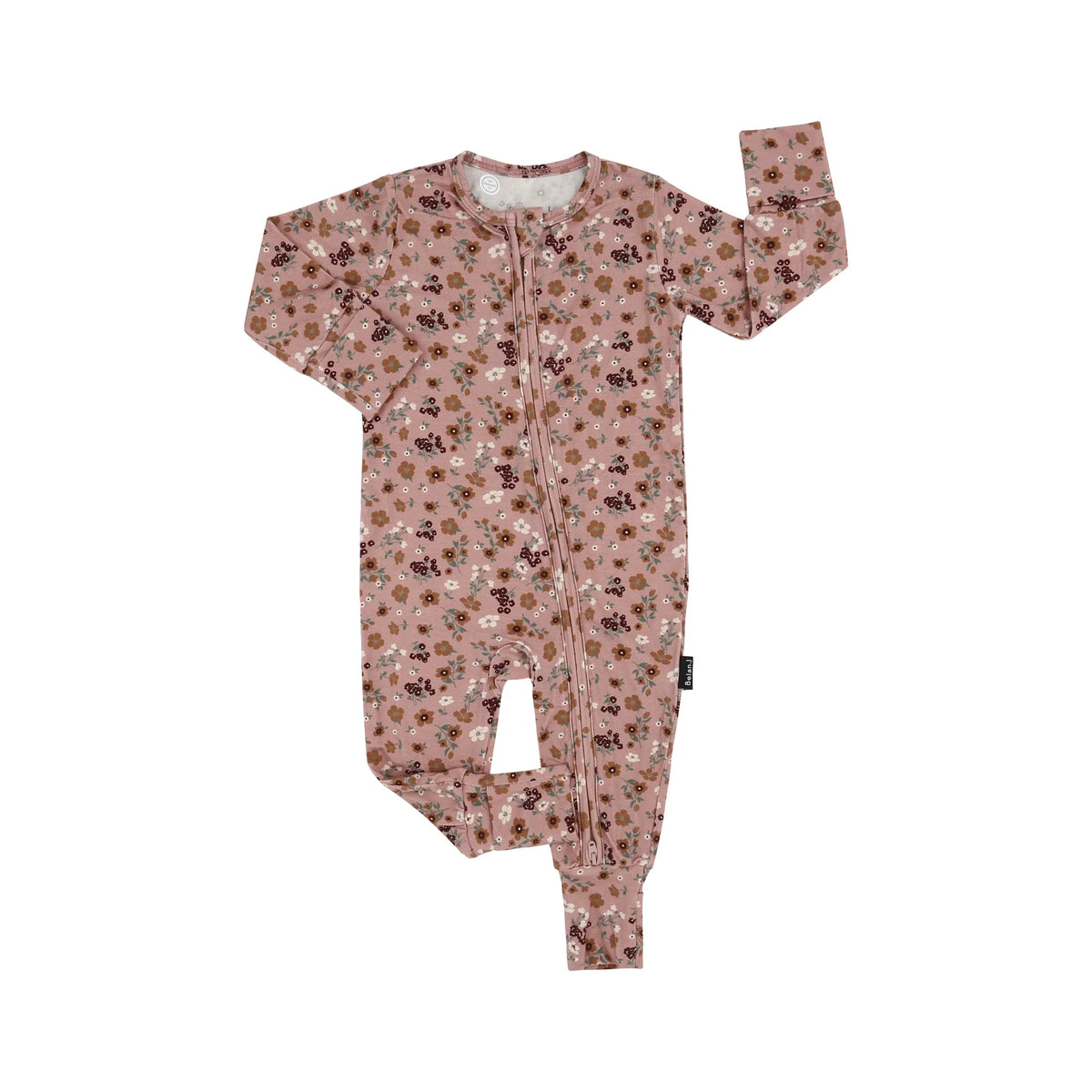 Velvet Garden Foot Sleeper with Fold-over Cuffs-Belan.J