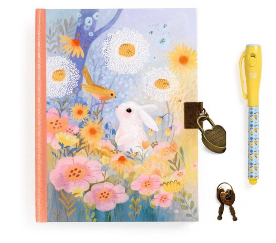 Carnet Secret Diary with Magic Marker Oana and Kendra - Djeco