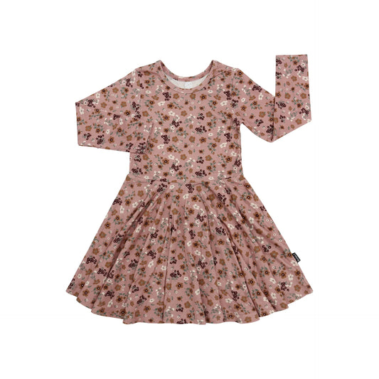 Velvet Garden Long Sleeve Twirl Dress - Belan.J