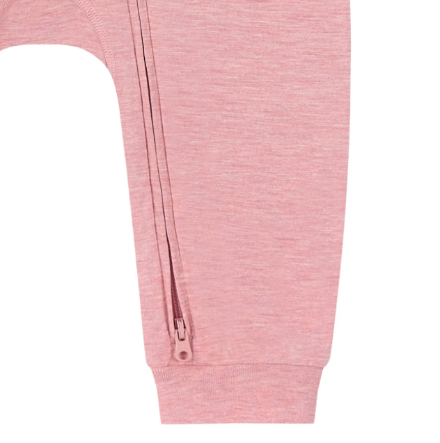 Pink Sunset Bamboo Long Sleeve Footless Sleeper Snug Fit-Nest