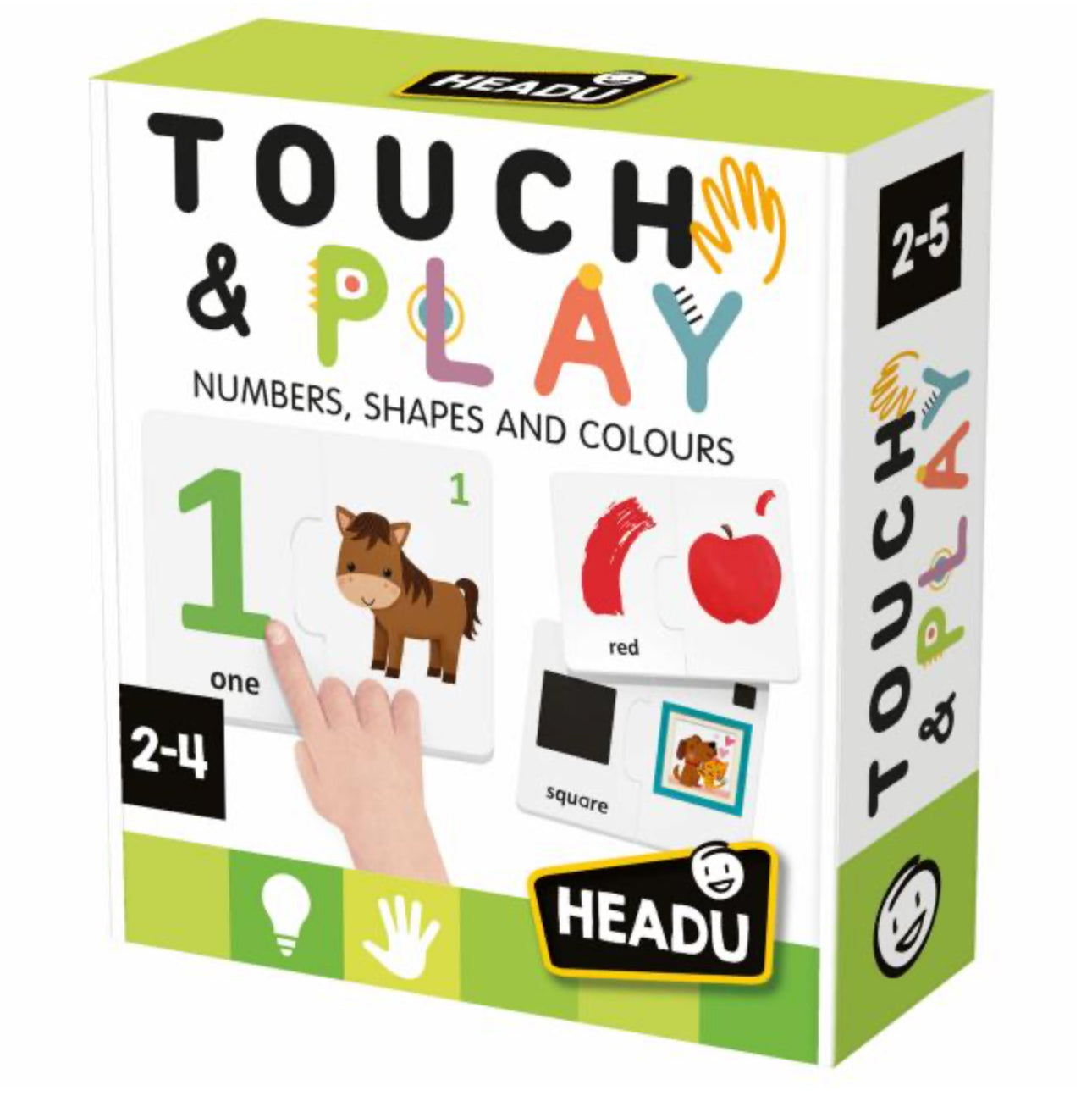 Touch And Play Numbers Shapes And Colours-Headu
