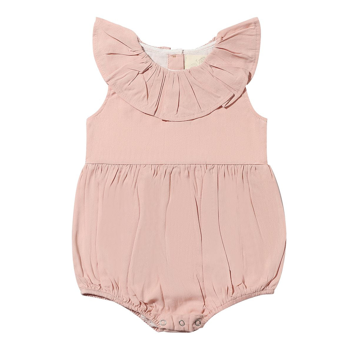 Dusty Rose Meagan Bubble Romper -Vignette