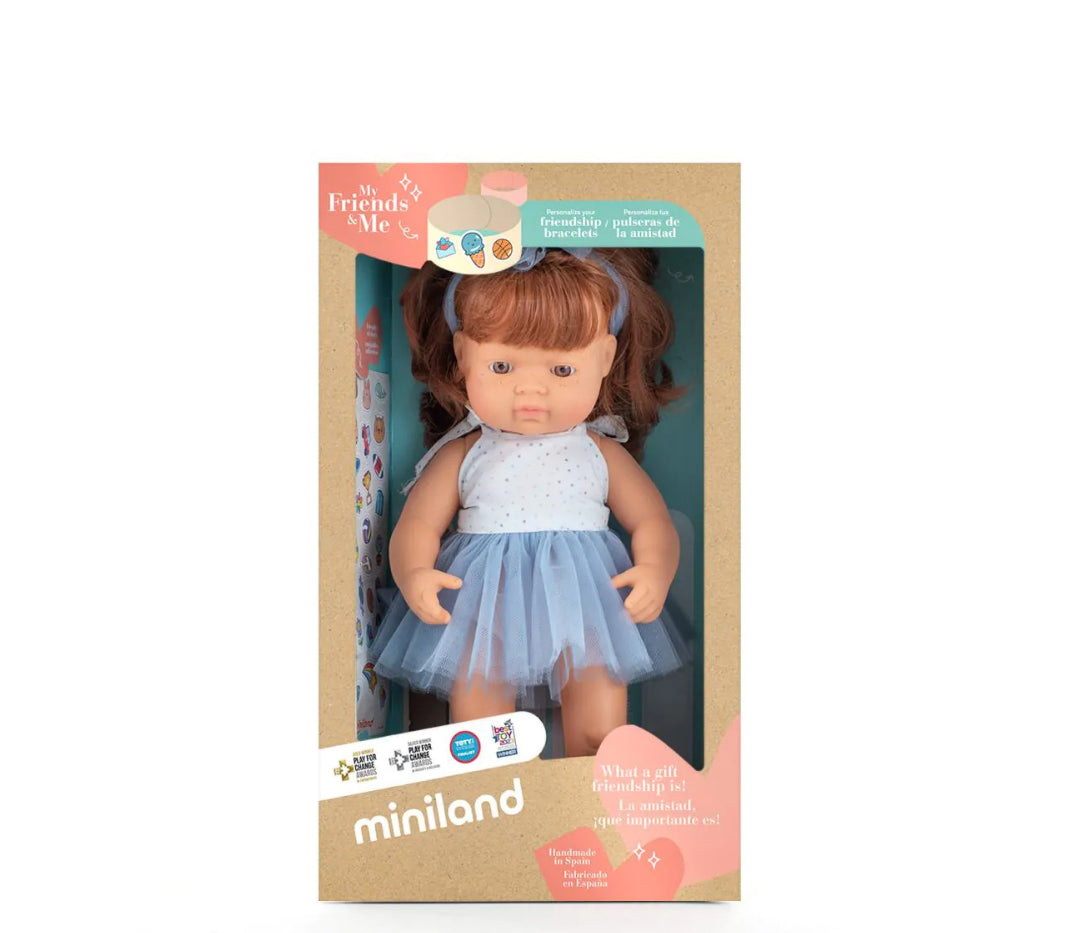 My Friends And Me Redhead Caucasian Girl Baby Doll 38cm-Miniland