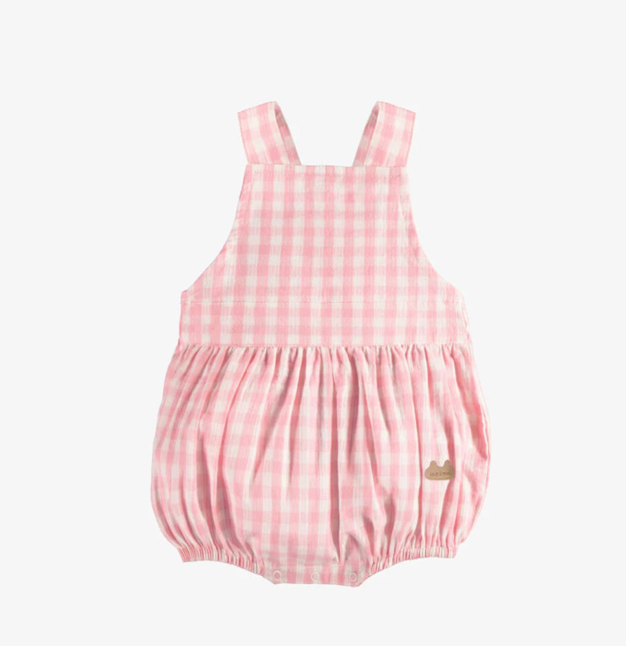 Plaid Romper-Souris Mini