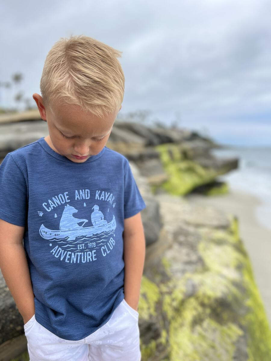 Short Sleeve Adventure Tishirt Baby/Child-Me and Henry