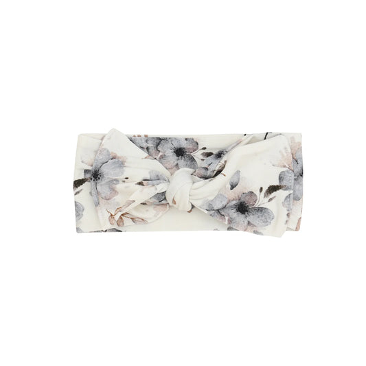 Frosty Floral Bamboo Headband - Belan.J