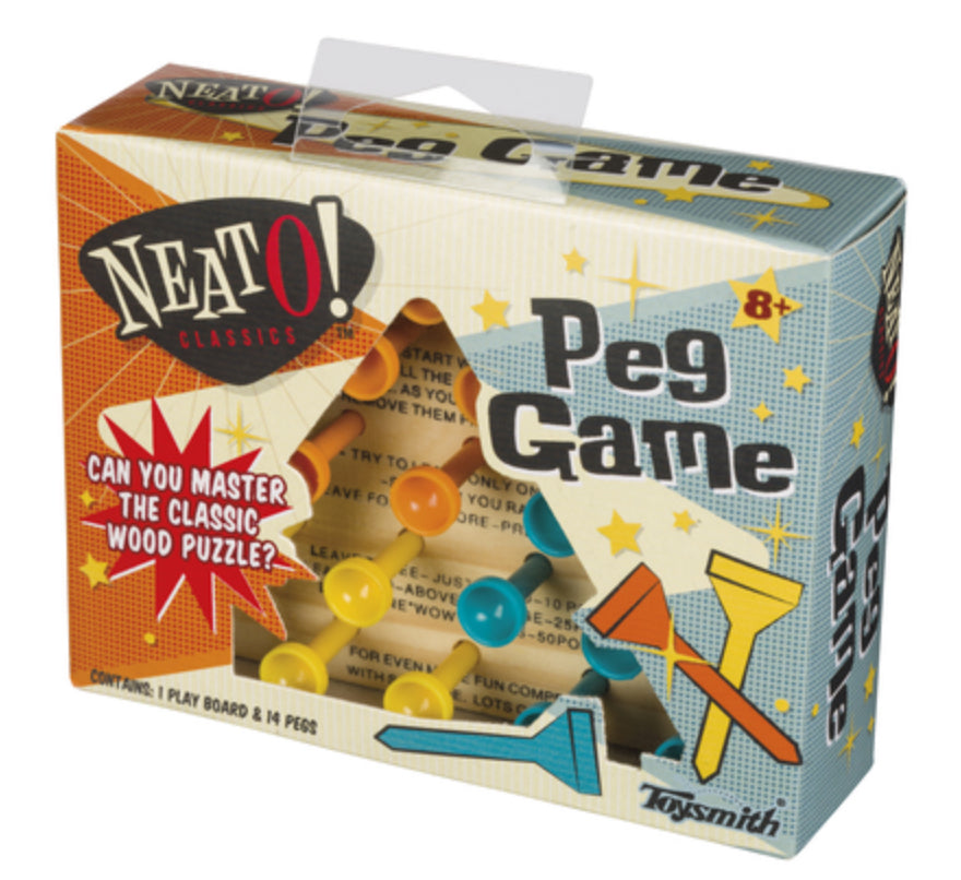 Peg Game-Neato Retro-Toysmith