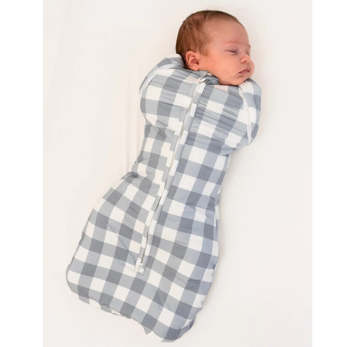 Newborn Denim Plaid Swaddle Sleep Sack 1Tog Belan.J