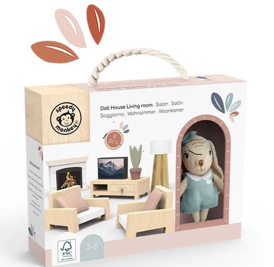 Doll House Living room -Speedy Monkey