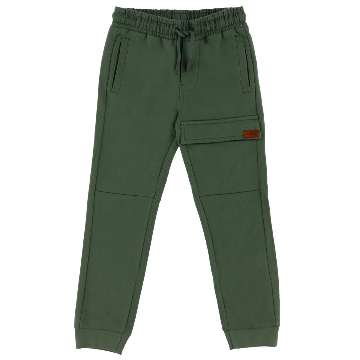 Green Cargo Track Pants-Nano
