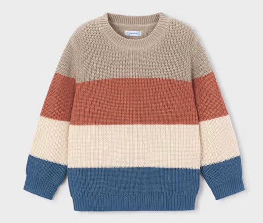 Teja Knit Colour Block Sweater - Mayoral