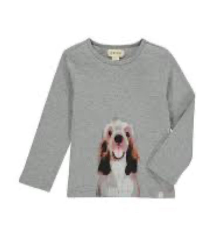 Boys Long Sleeve Dog Top-Me and Henry