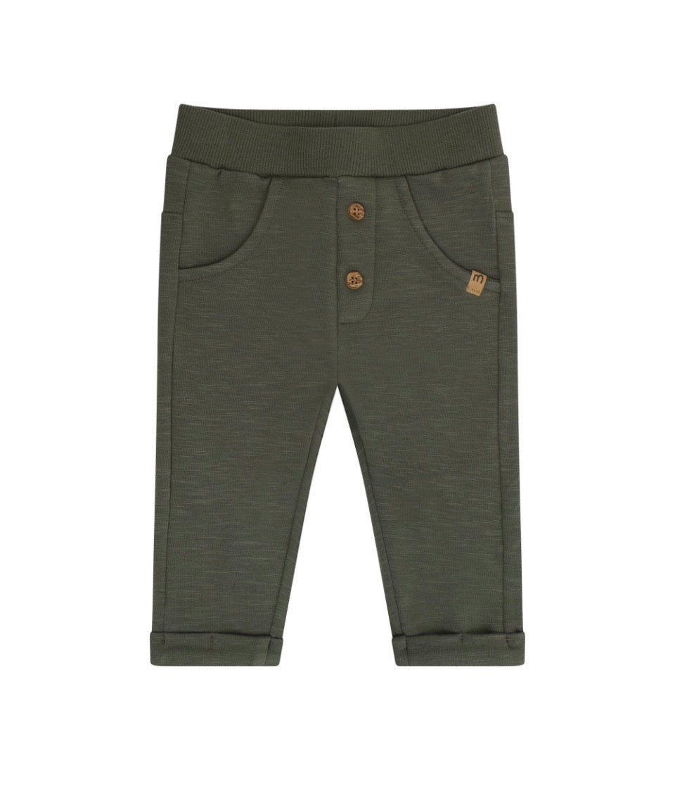 Organic Cotton Knit Baby Joggers-MinyMo - 2 colours