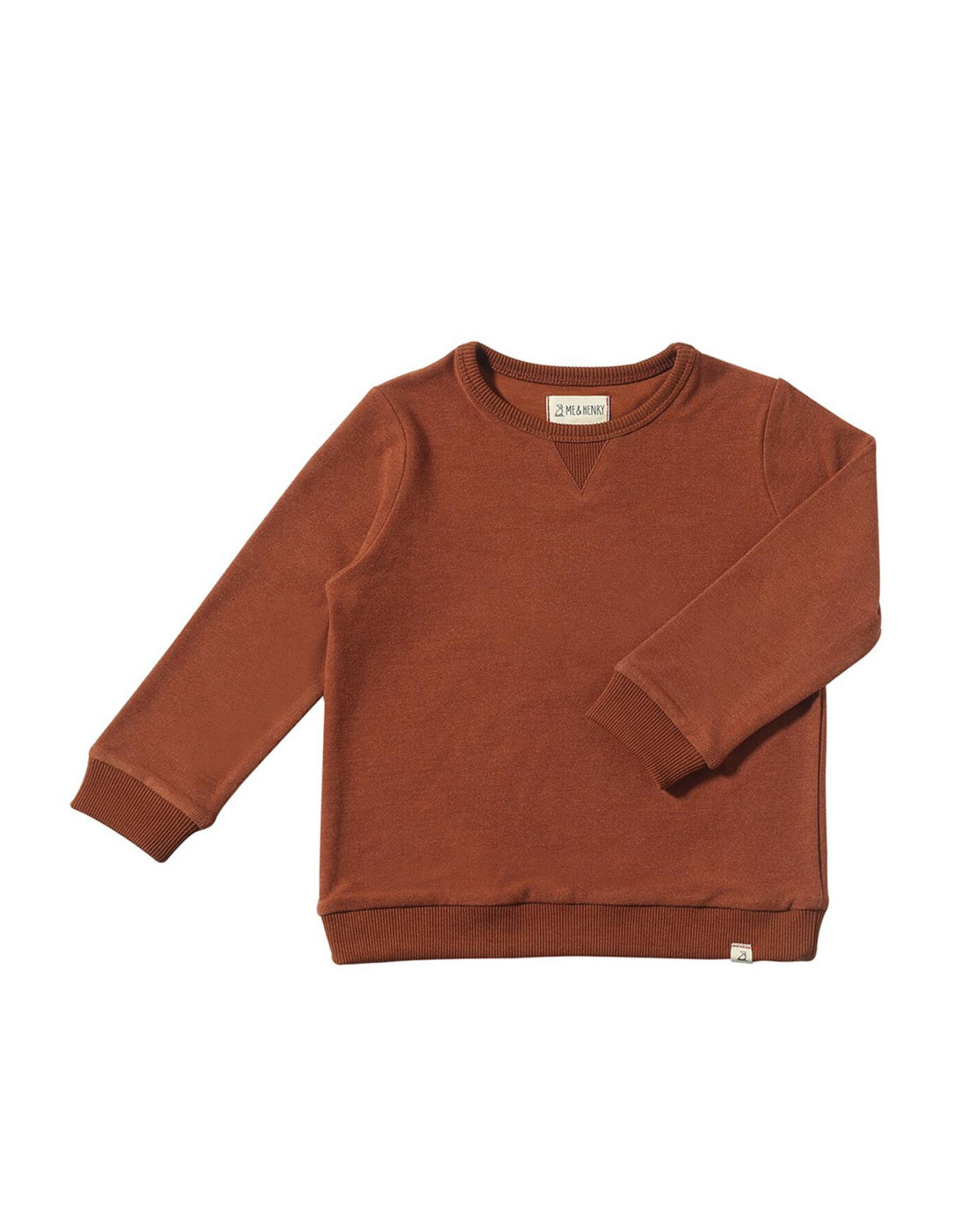 Rust Cozy Tarquin Sweatshirt-Me And Henry