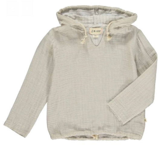 Kids ST. IVES Gauze Hooded Top 3 Colour Options-Me and Henry