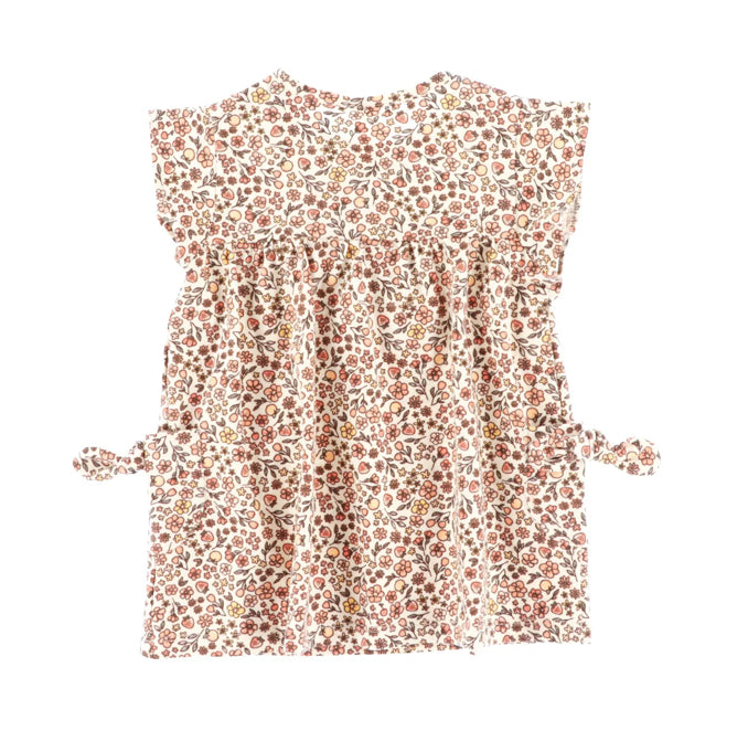 Girls Ivory Two Piece T-Shirt Set-Nano