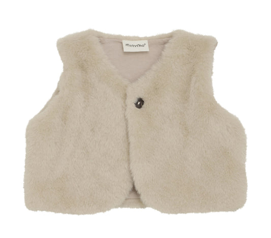 Fake Fur Vest Minymo