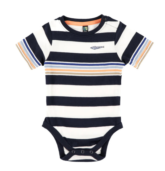 Striped Baby Boy Onesie-Nano