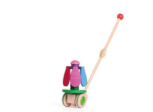 Spinning Flower Trotter Push Toy-Bajo