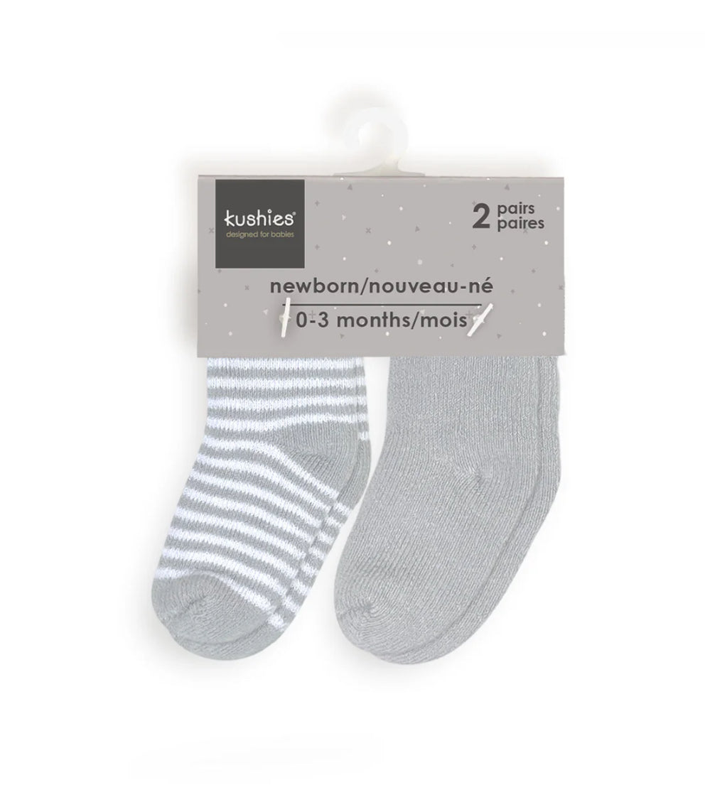 Infant Terry Socks 2 Pack-Kushies