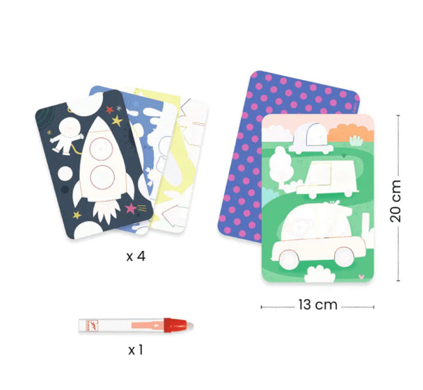 Magic Colouring -3 Styles-Djeco