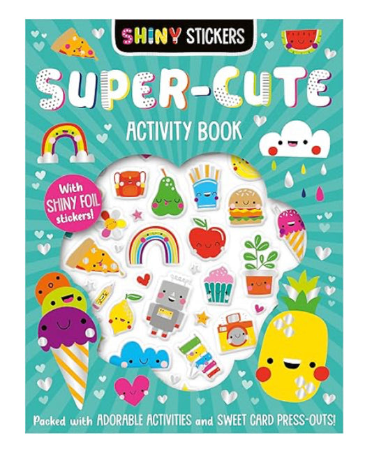 Shiny Foil Stickers-Super Cute Activity Book-Make Believe Ideas