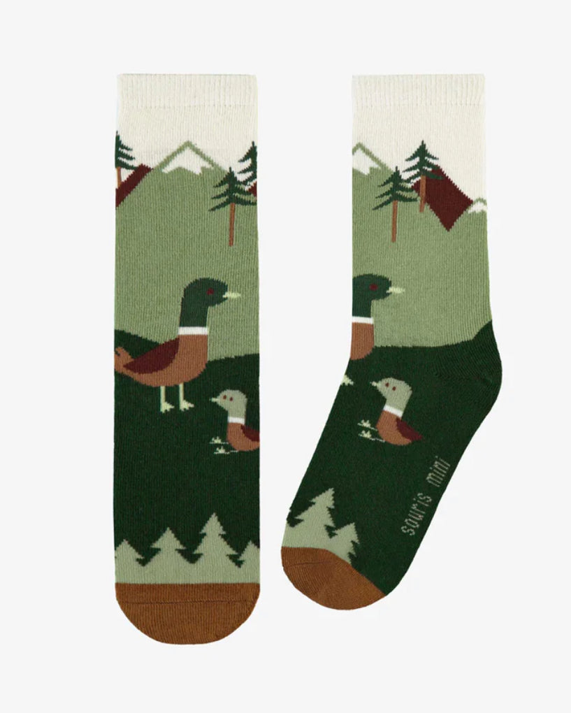 Green Duck Socks -Souris Mini