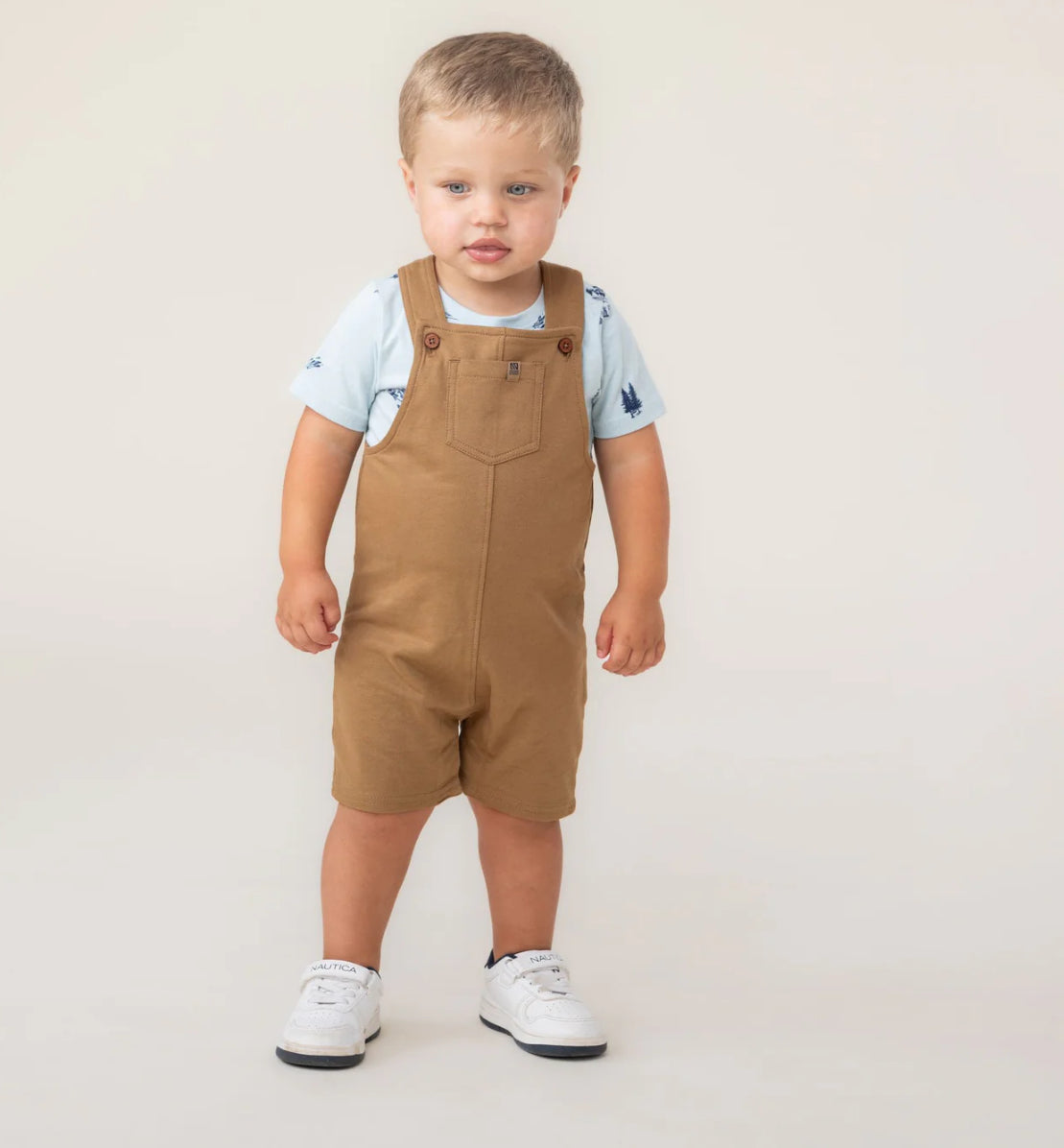 Baby Boy Pale Blue Fishing Onesie-Nano