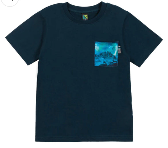 Teal Polar Bear T-Shirt- Nano