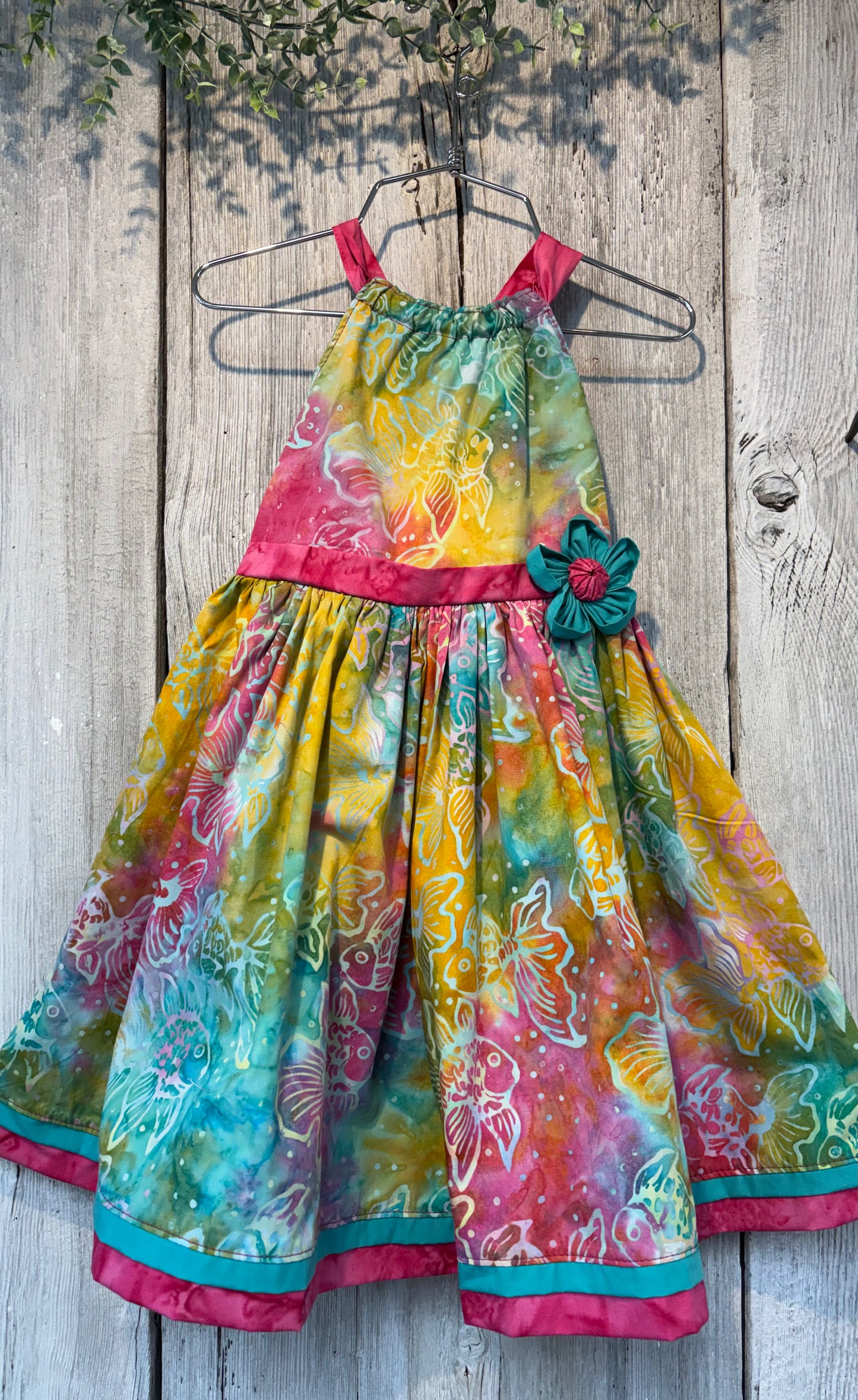 Batik Maddy Fish Dress-Niffers Handmade