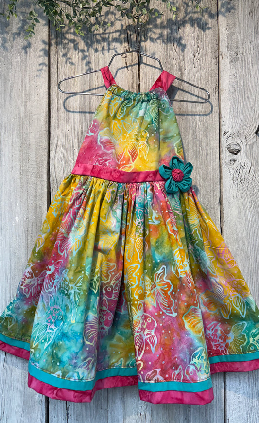 Batik Maddy Fish Dress-Niffers Handmade