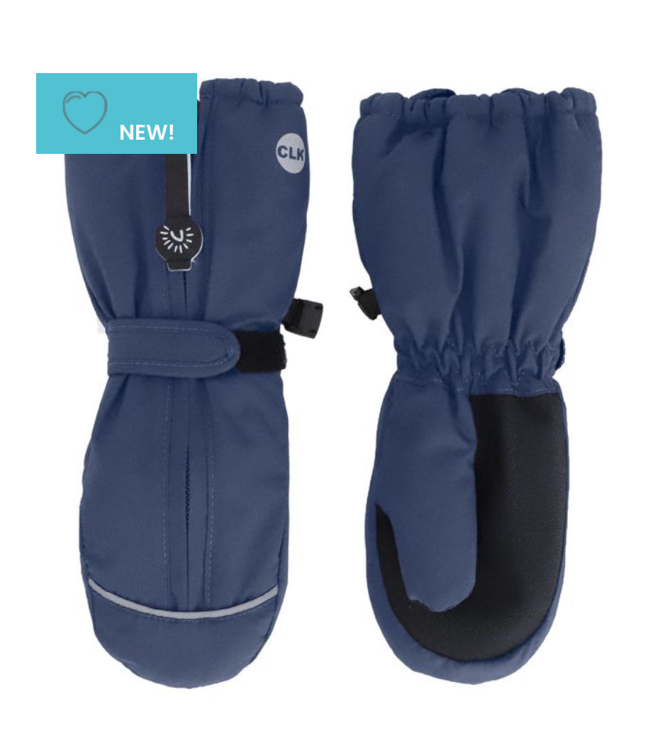 Zipper Front Waterproof Mitten (4 Colour Options)-Calikids