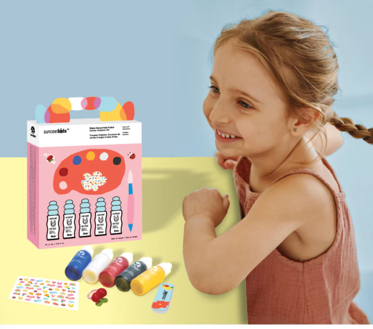 Water Based Nail Polish Creation Kit-Suncoatkids