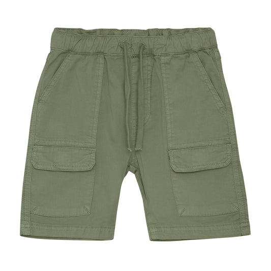 Green Boy’s Twill Shorts-Minymo