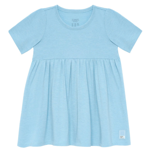Meadow Green Bamboo Jersey Dress-Nest Design