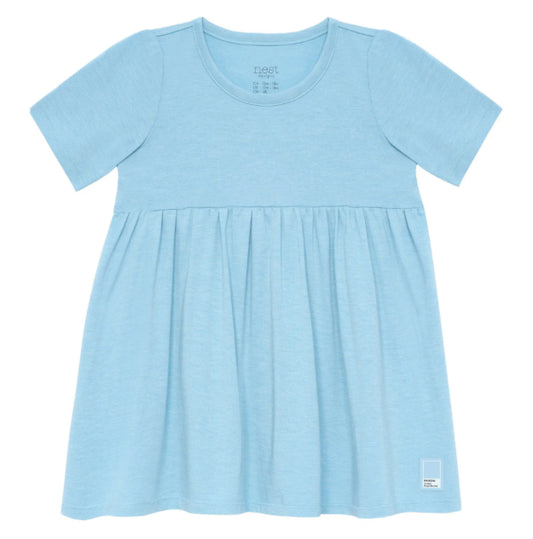 Meadow Green Bamboo Jersey Dress-Nest Design