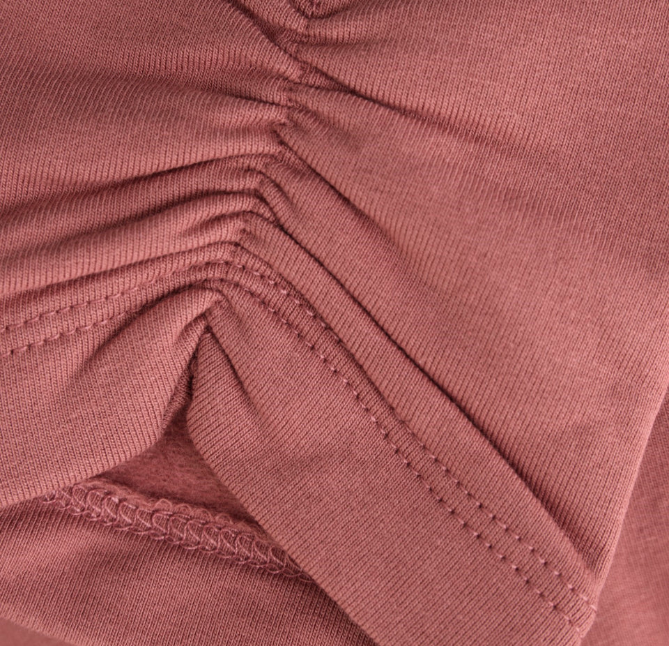 Muted burgundy Leggings-MinyMo