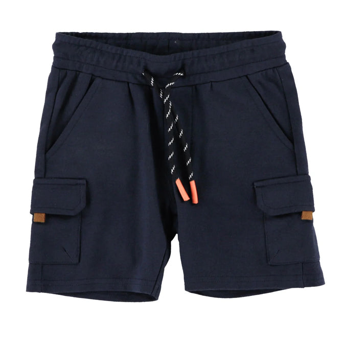 Boys Navy Bermuda Shorts-Nano
