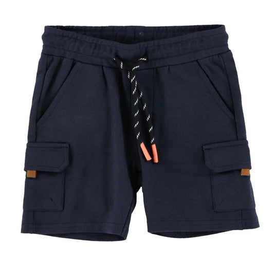 Boys Navy Bermuda Shorts-Nano