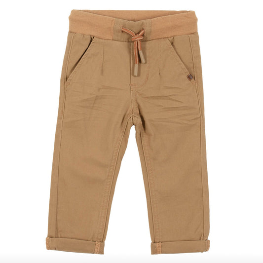 Baby Boy Brown Stretch Pants-Nano