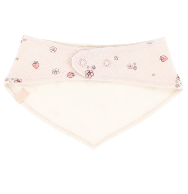 Strawberry Pale Pink Reversible Bib-Nano