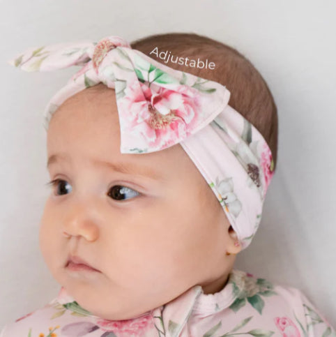 Floral Bliss Baby/Toddler Headband Bow-Belan.J