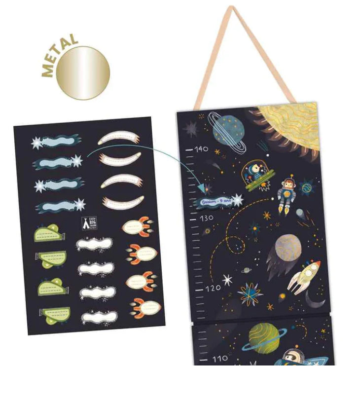 Growth Chart. 2 Styles Birds/Solar Djeco